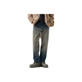 SONGS ALONG Jeans Unisex Dark Blue Vintage Pony