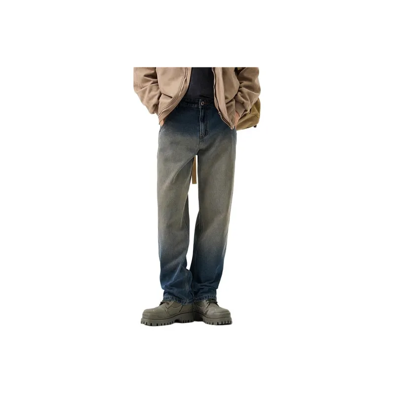 SONGS ALONG Jeans Unisex Dark Blue Vintage Pony-0