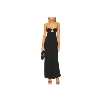 ST. AGNI Slip Dresses Women's Black