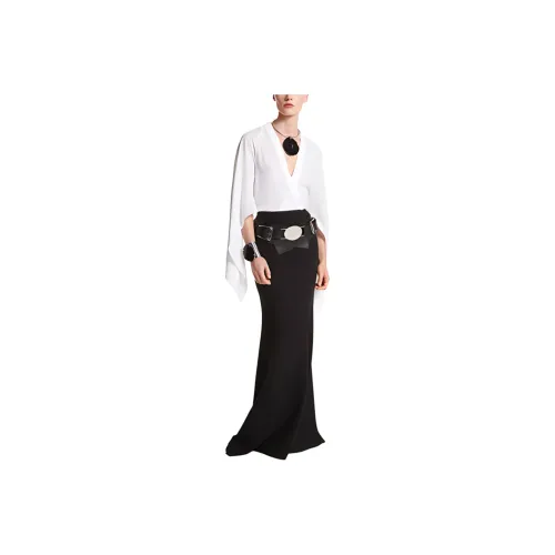 MICHAEL KORS Double Faced Stretch Wool Fishtail Skirt