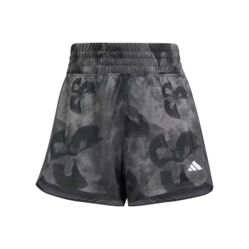 Adidas Pacer Essentials Aop Flower Tie Dye Knit Shorts Sports Shorts Women's Black