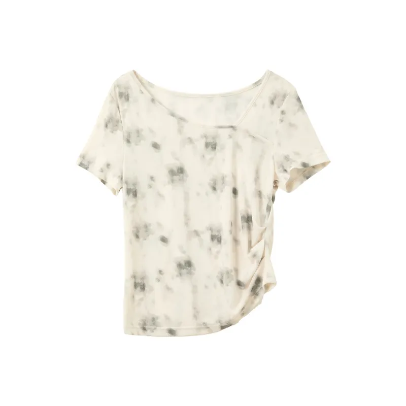 3COLOUR T Shirts Women's Beige Blended-0