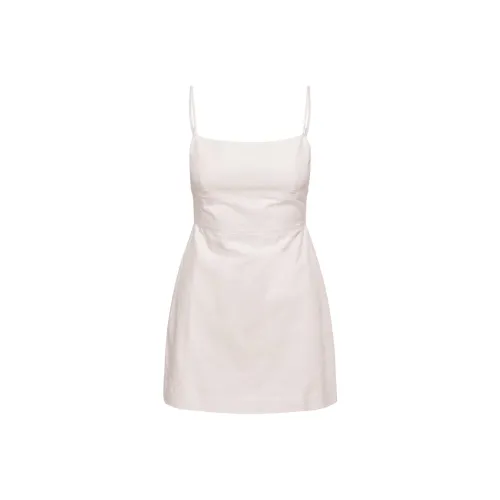 ARITZIA Sunday Best Quaint Linen Dress Slip Dresses Women's MOCHI PINK/Mochi Pink