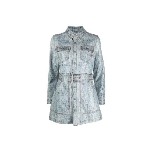 DIESEL Denim Short Skirts Women's Blue