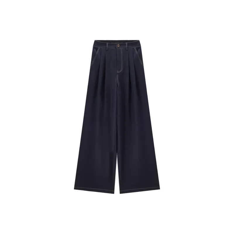 UNIQLO Jeans Women's 69 Dark Blue Denim-0
