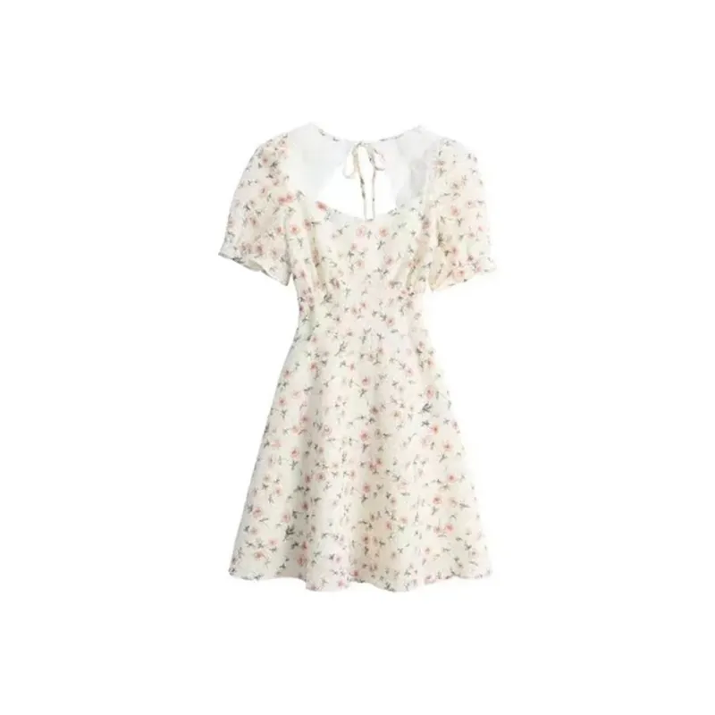 Incolore Short Sleeved Dresses Women's Apricot-0