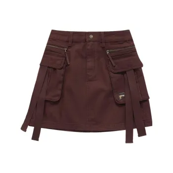 FILA FUSION WORKWEAR Casual Short Skirts Women's Deep Red