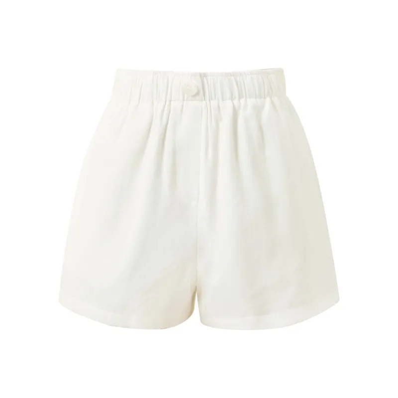 3COLOUR Casual Shorts Women's Ecru-0