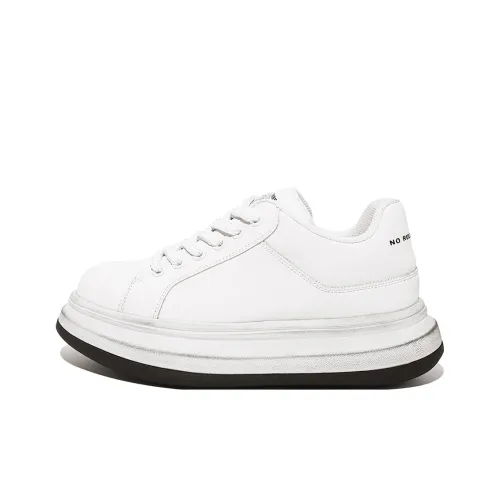 OUBLI OB Opal Height Increasing Low Top Casual Shoes Men's White