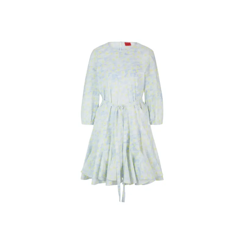 HUGO BOSS Long-Sleeved Dresses Women's Blue-0