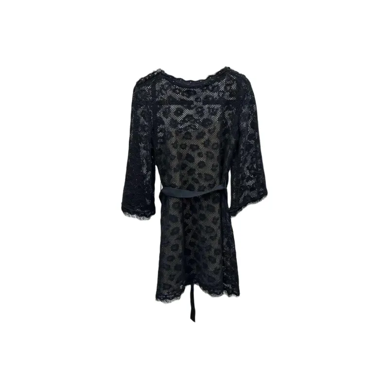 CHANEL 22P Long Sleeved Dress Women's Black-1