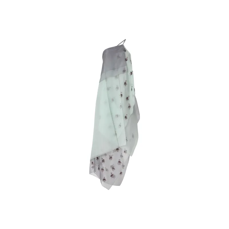 FENDI SS25 Slip Dress Women's Light Blue-0