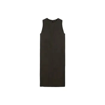 Massimo Dutti Sleeveless Dress Women's Brown