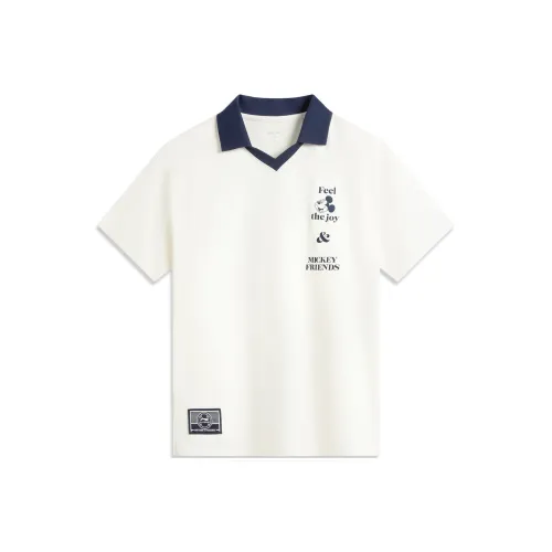 LiNing x DISHINIMIQI,LIANMINGKUAN Sports Life Collection Polo Shirt Men's Ivory