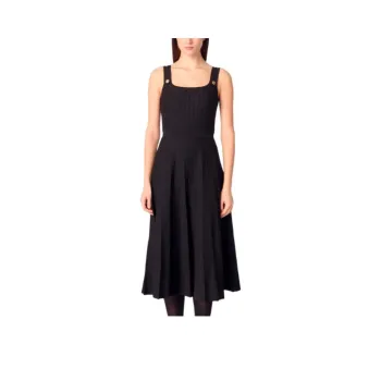 Maje Ribbed Midi Dress