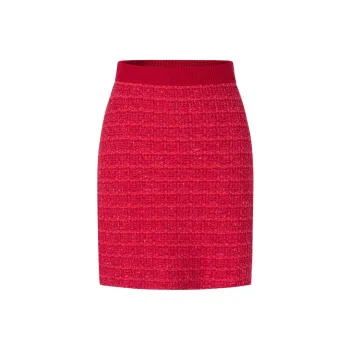 JZ. ANNAKRO Casual Short Skirts Women's Red
