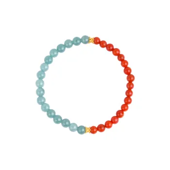 Clear Snow Ice Glutinous Bracelets Unisex