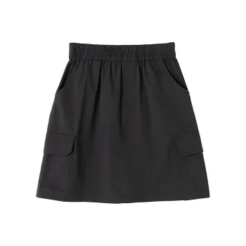 SOON FLOWER Cargo Short Skirts Women's Black