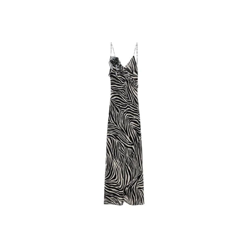 ZARA Slip Dresses Women's White-0
