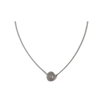 OLIO E ACETO 925 Sterling Silver Necklaces Unisex Gray