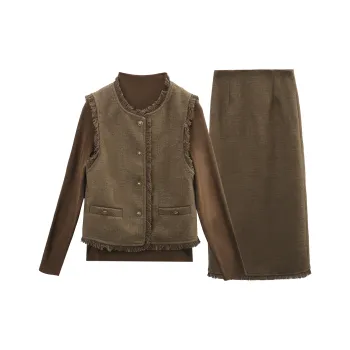 A paradise for awakening Two Piece Skirt Sets Women's