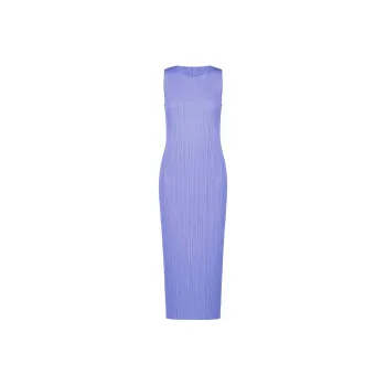PLEATS PLEASE ISSEY MIYAKE Sleeveless Dress Women's Purple