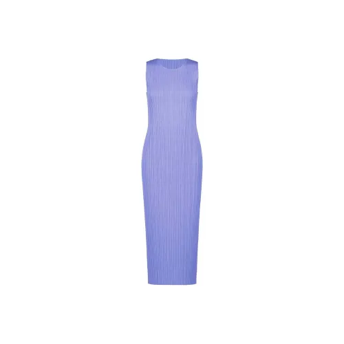 PLEATS PLEASE ISSEY MIYAKE Sleeveless Dress Women's Purple