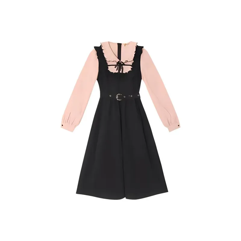 KEAB Long-Sleeved Dresses Women's Black-0