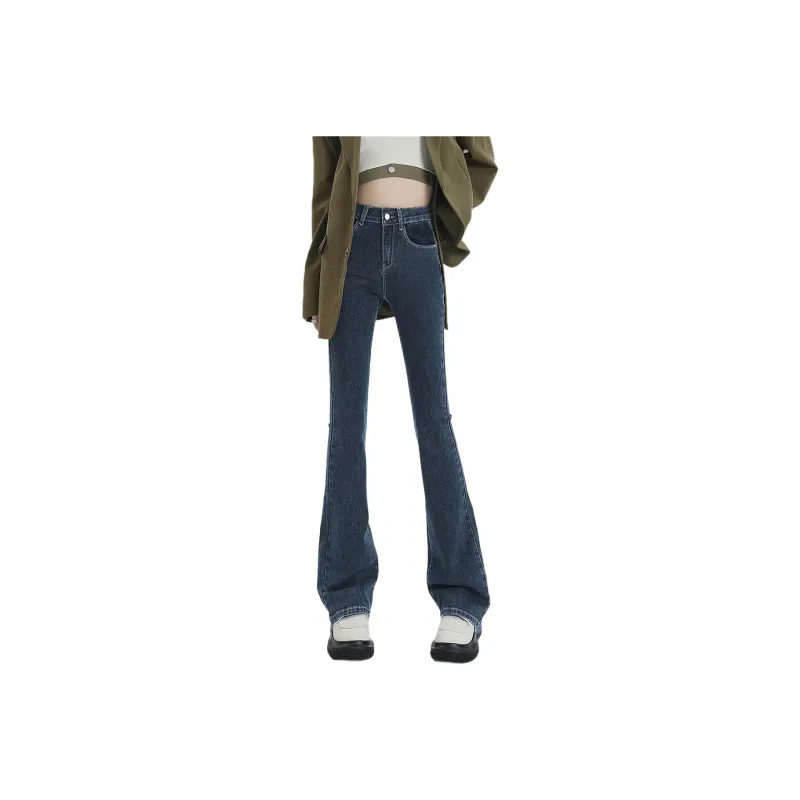 Weixi Jeans Women's Blue Gray-0