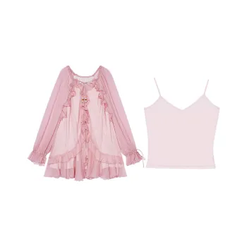 ELF SACK Dress Women's Romantic Fuchsia