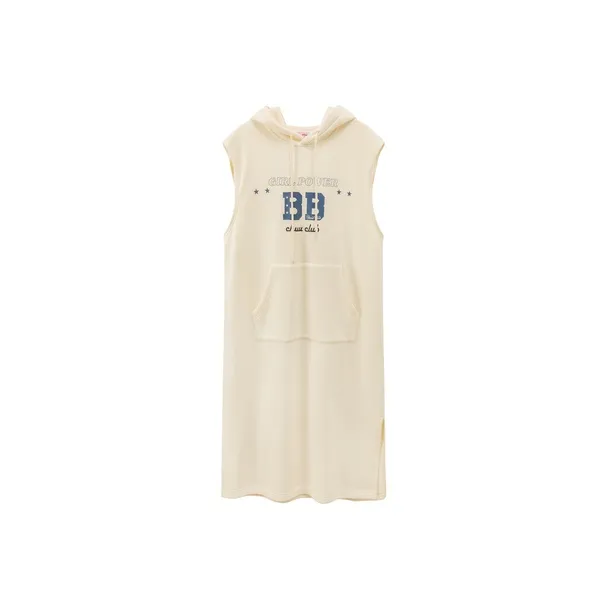 CHUU Sleeveless Dress Women's White Apricot-0