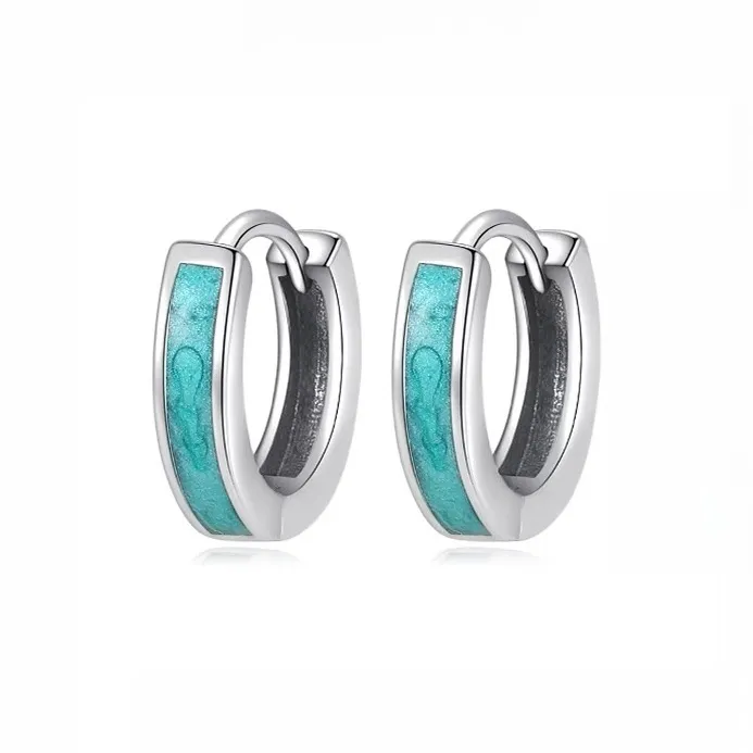 Mr. Shang 925 Sterling Silver Earrings Unisex-2