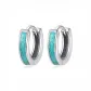 Blue Clip-on Earrings/1 Pair