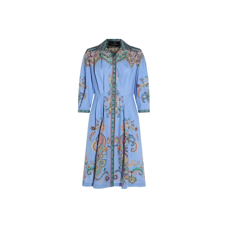 ETRO Paisley print Midi Dress-0