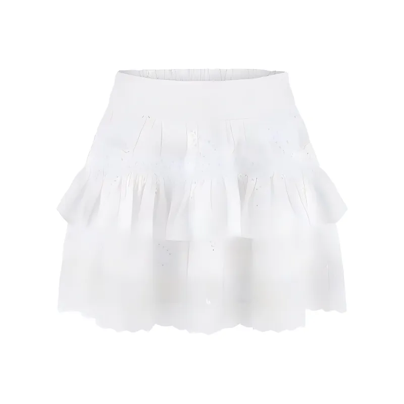 GUESS Casual Short Skirts Women's White-0