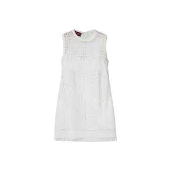 GUCCI Sleeveless Dress Women's White