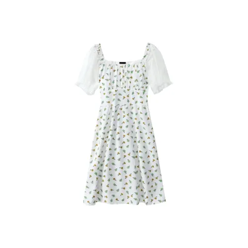 Incolore Short Sleeved Dresses Women's Floral