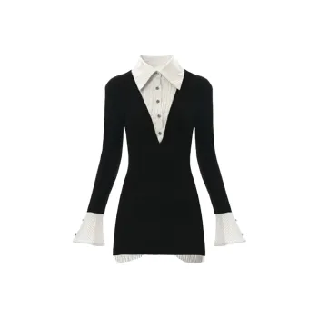 JOSR Long Sleeved Dress Women's Black