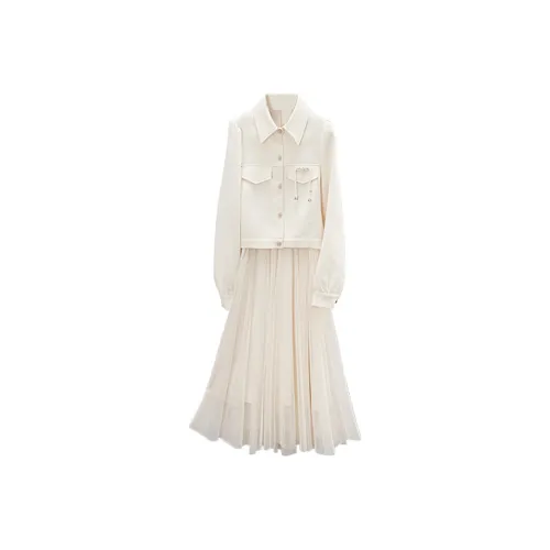 A paradise for awakening Two Piece Skirt Sets Women's
