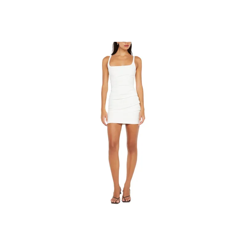 BEC+BRIDGE AVELINE MINI DRESS Slip Dresses Women's WHITE/White-0