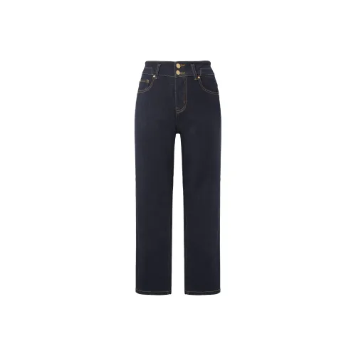 HLA Jeans Women's Denim Blue Transition Color Dark A6