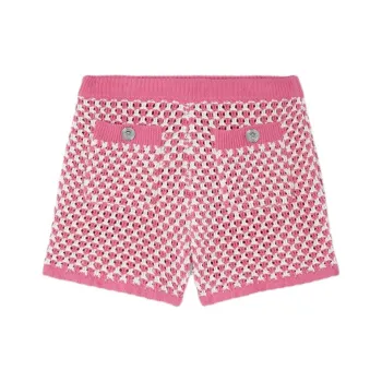 VERSACE Crochet knit Shorts