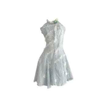 HUINIAN Sleeveless Dress Women's Sea Foam Green