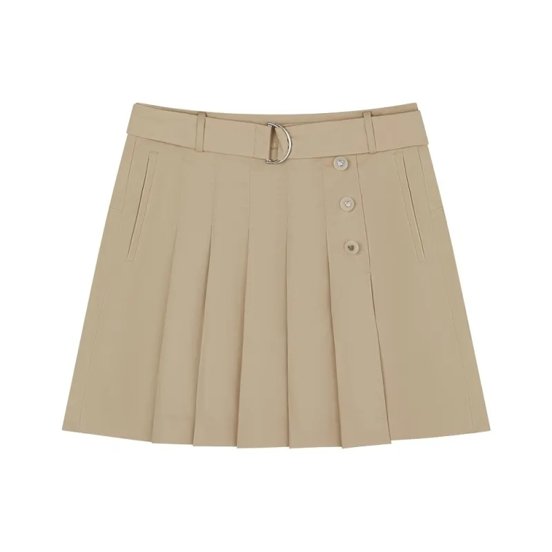 Teenie Weenie Casual Short Skirts Women's Light Khaki-0