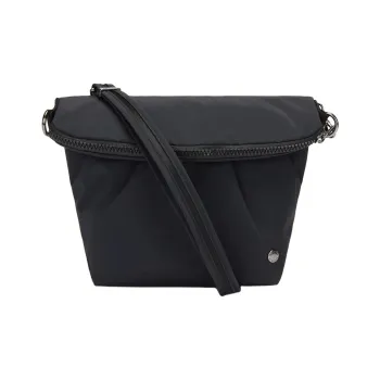 PACSAFE Recycled Nylon Shoulder Bag Women's Black