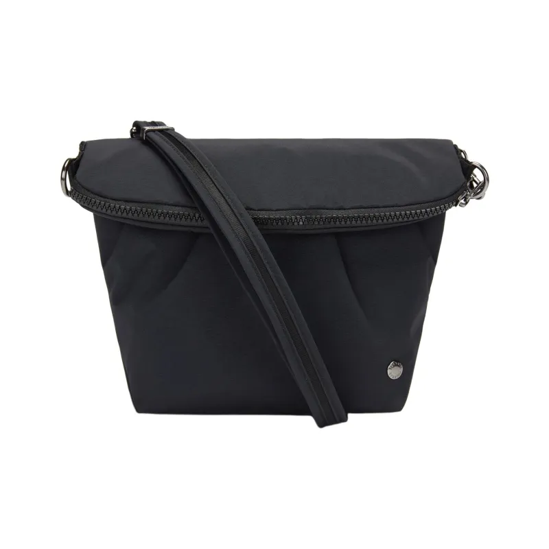 PACSAFE Recycled Nylon Shoulder Bag Women's Black-0