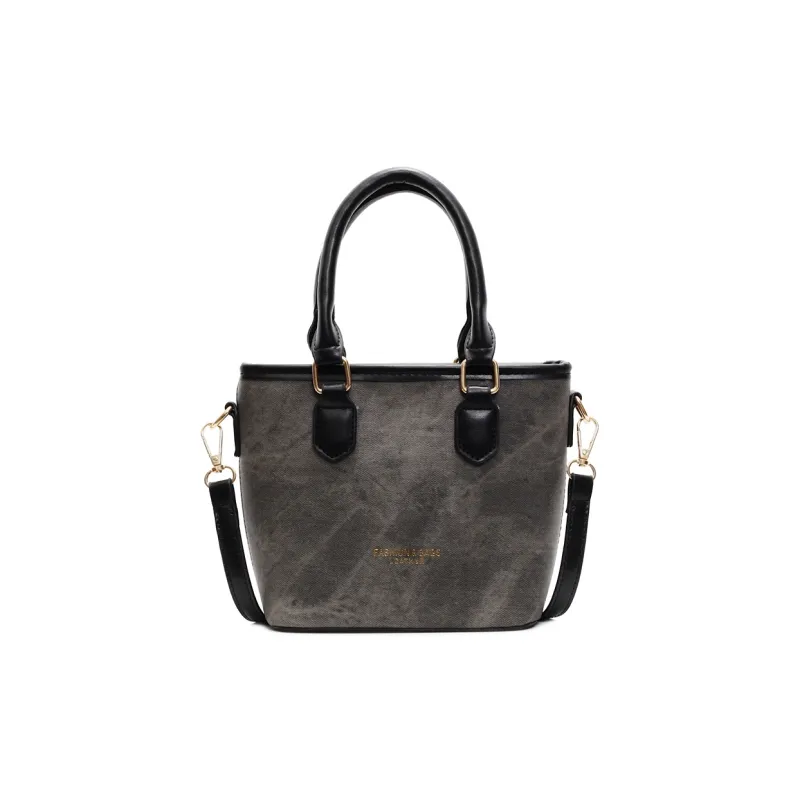 TOUTSEUL YOLO PU Crossbody Handbag Women's Beige & Brown/Beige & Black/Black & Pink-12