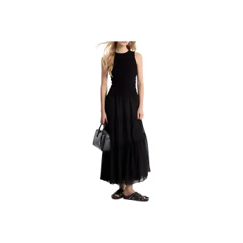 MICHAEL KORS Smocked Georgette Tank Dress