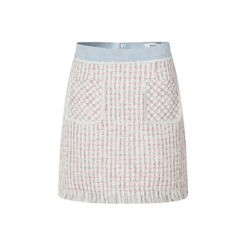 DEGAIA Casual Short Skirts Women's Pink-0