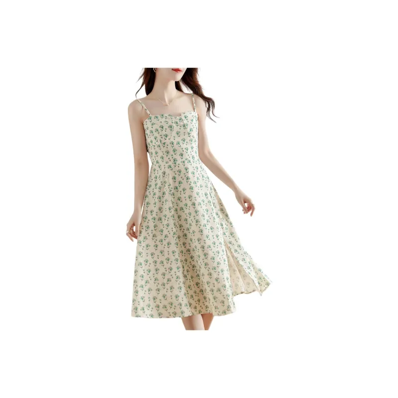 Like The Age Of Water Slip Dress Women's Green-0